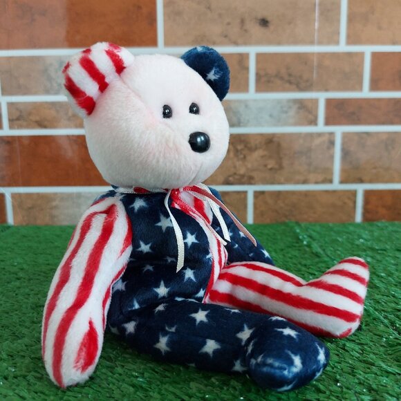 American Icons Hero and Spangle July 4th Ty Beanie Babies - Picture 8 of 10